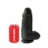 King Cock Chubby 9 inches Black Dildo - Realistic Dildos & Dongs