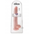 King Cock 14 Inches Cock with Balls - Beige Dildo