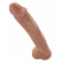 King Cock: 14 Inches Cock with Balls Tan Dildo