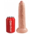 King Cock 9 inches Uncut Dildo Beige - Realistic Dildos & Dongs