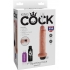 King Cock 7 inches Squirting Dildo Beige - Realistic Dildos & Dongs