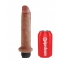 King Cock 7 inches Squirting Cock Tan Dildo - Realistic Dildos & Dongs