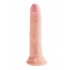 King Cock Triple Density 7 inches Beige Dildo - Realistic Dildos & Dongs