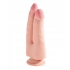 King Cock 9.5 inches Triple Density Double Penetrator - Double Dildos