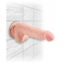 King Cock Triple Density 5 inches Dildo with Balls Beige - Realistic Dildos & Dongs