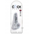 King Cock Clear 4 Inches Cock with Balls - Realistic Dildos & Dongs