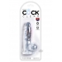 King Cock Clear 5 inches Cock with Balls - Realistic Dildos & Dongs