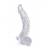 King Cock Clear 7.5 Inches Cock With Balls - Realistic Dildos & Dongs