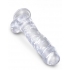 King Cock Clear 8 Inches Cock with Balls - Realistic Dildos & Dongs