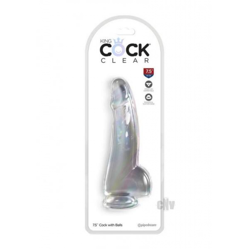 KC 7.5 Cock - Clear with Balls