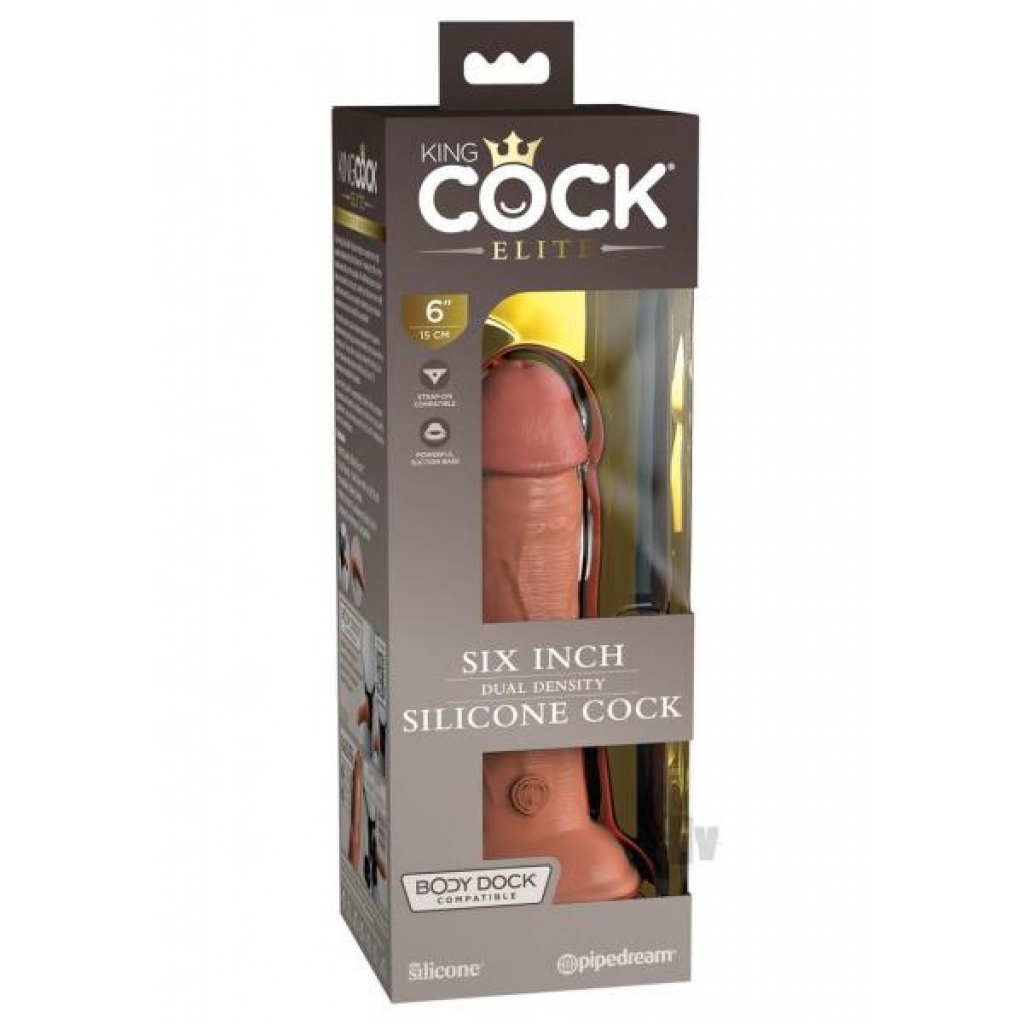 Kc Elite Dual Dense Cock 6 Tan - Realistic Dildos & Dongs