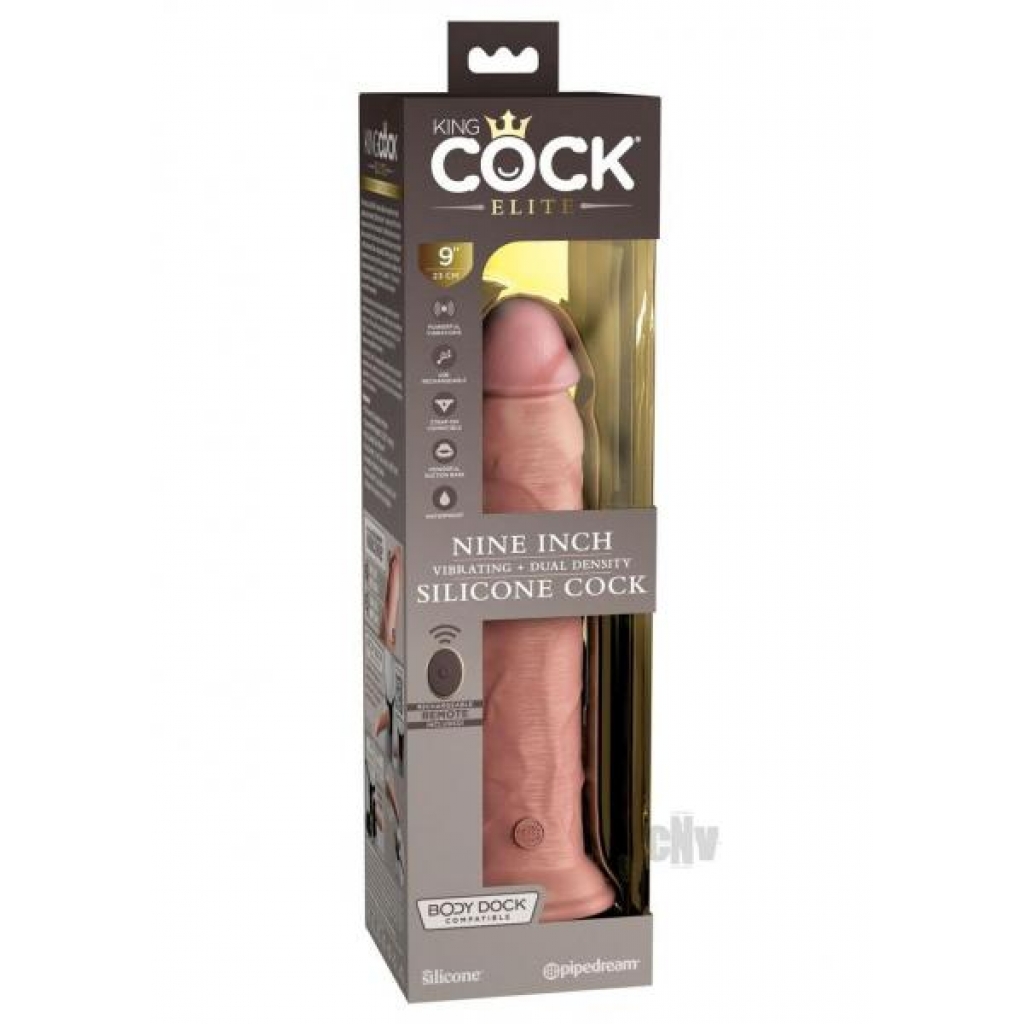 Kc Elite Dual Dense Vibe Cock 9 Light - Realistic