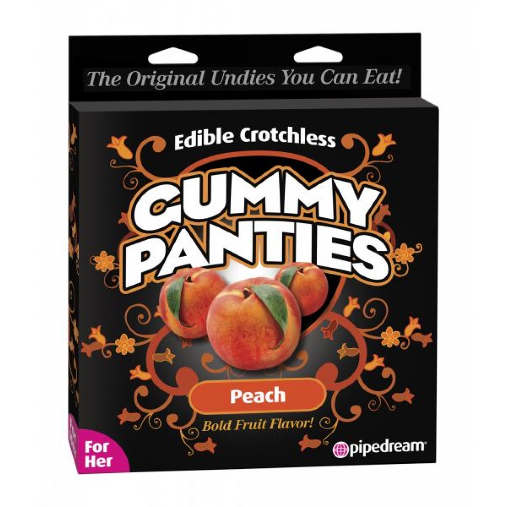 Edible Crotchless Gummy Panties Peach - Adult Candy and Erotic Foods