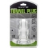 Double Tunnel Plug Medium Clear - Anal Plugs