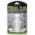 Double Tunnel Plug X-Large Clear - Anal Plugs