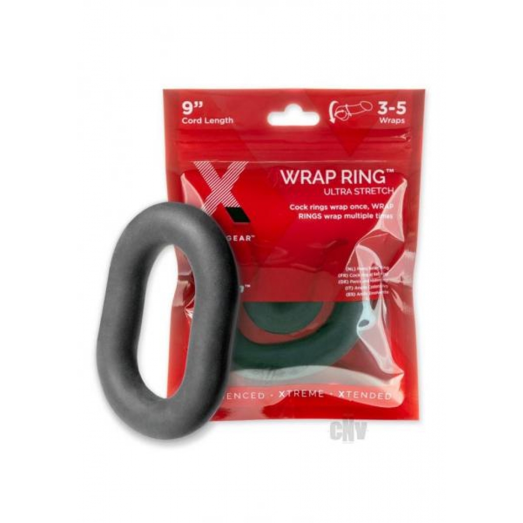 Xplay 9.0 Ultra Wrap Ring Black - Adjustable & Versatile Penis Rings