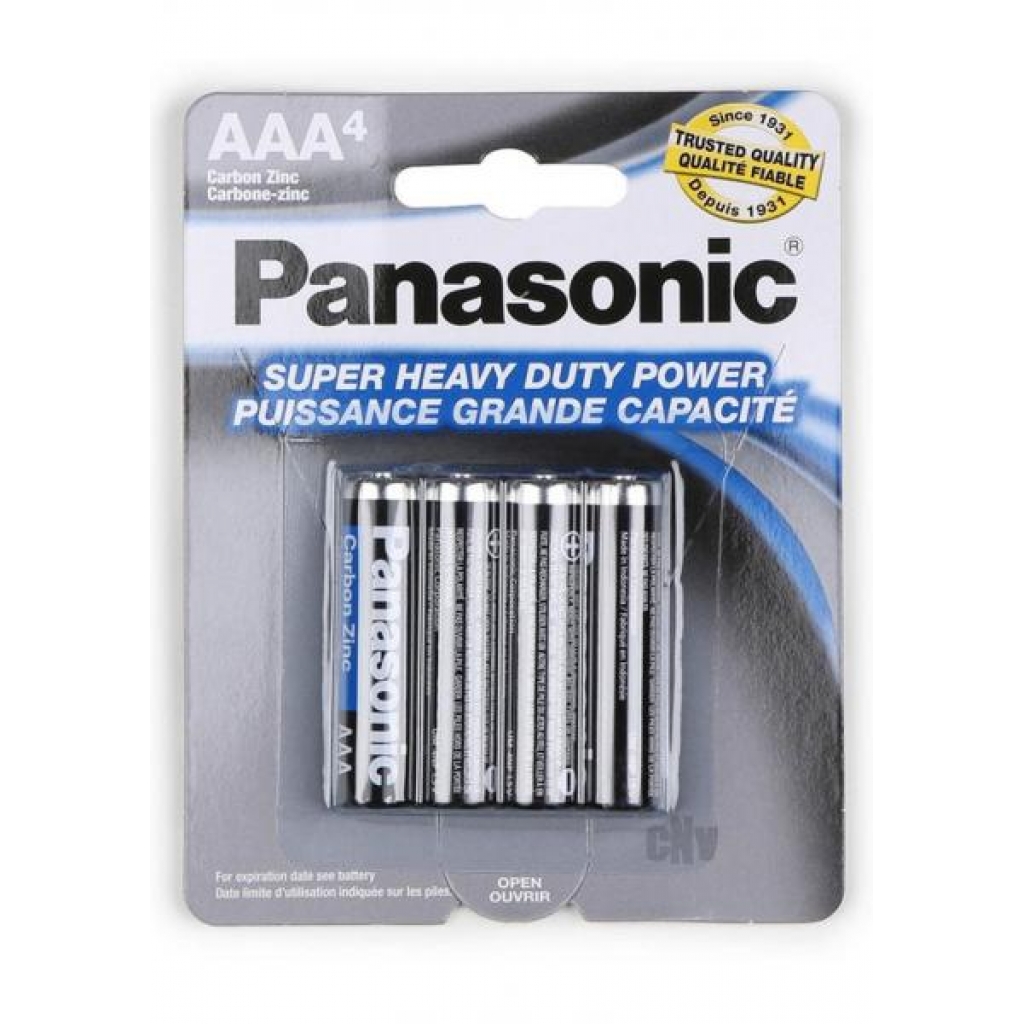 Panasonic AAA Batteries 4 Pack