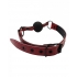 Rouge Anaconda Ball Gag Burgundy Black - Ball Gags