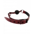 Rouge Anaconda Ball Gag Burgundy Black - Ball Gags