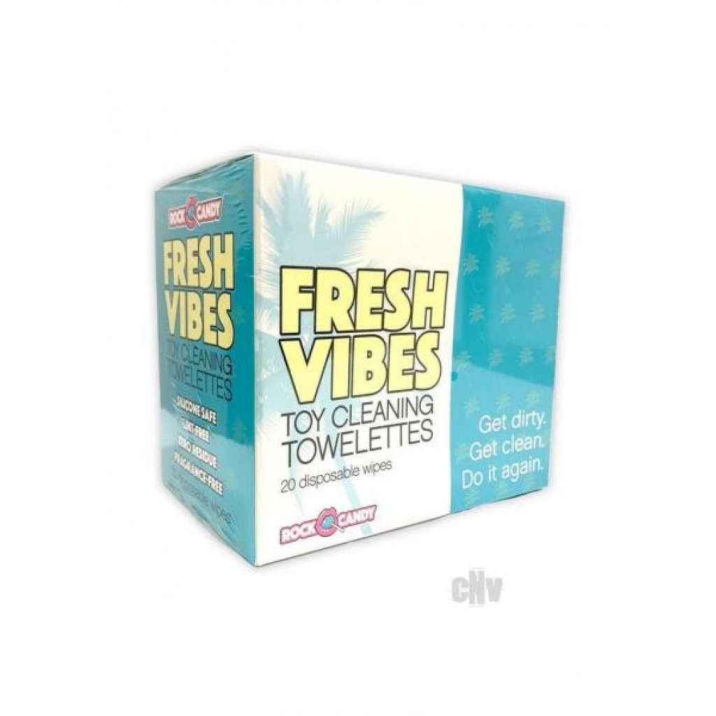 Fresh Vibe Wipes 20/bx - Cleaning Wipes