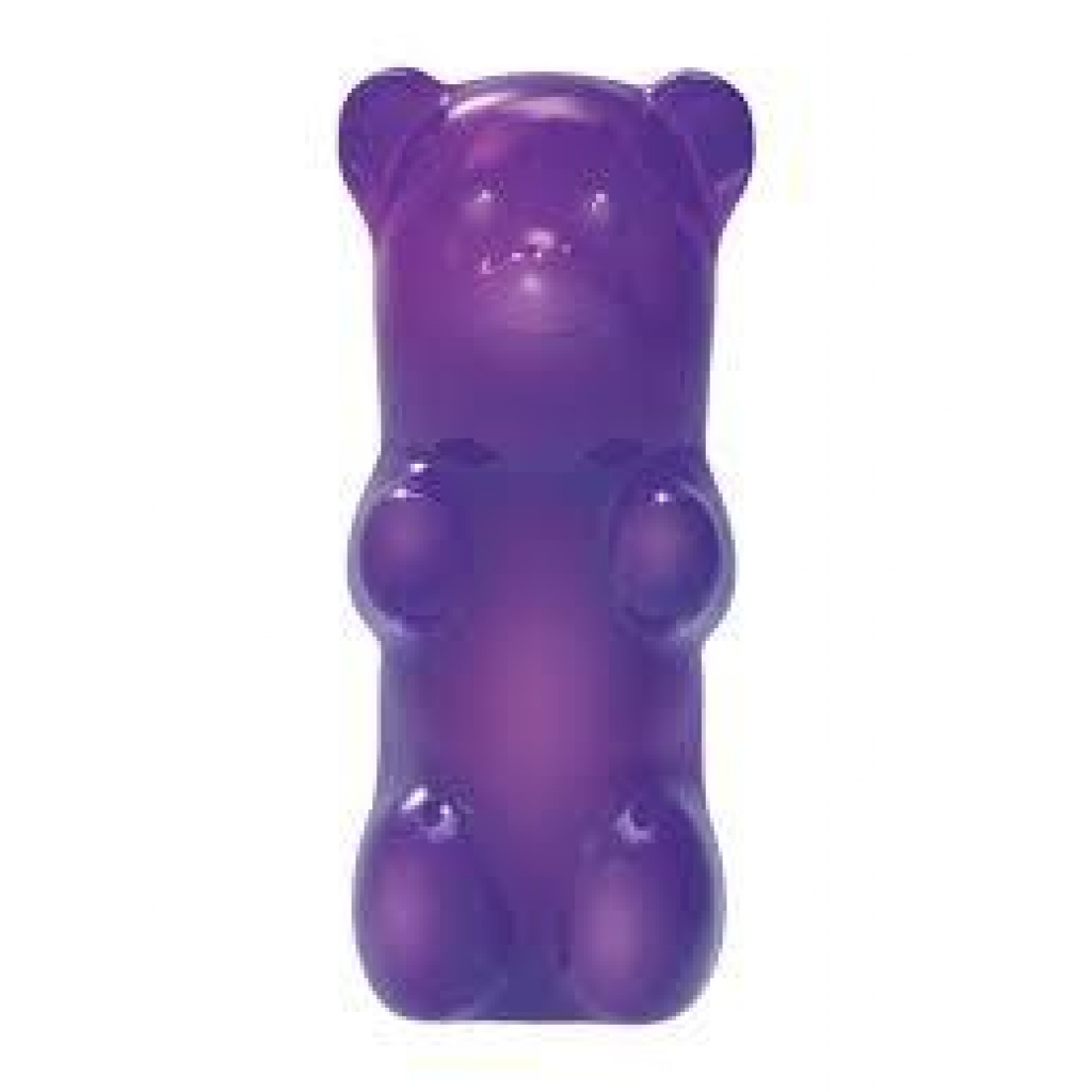 Rock Candy Gummy Bear Vibe Blister Purple Bullet Vibrator - Clit Cuddlers