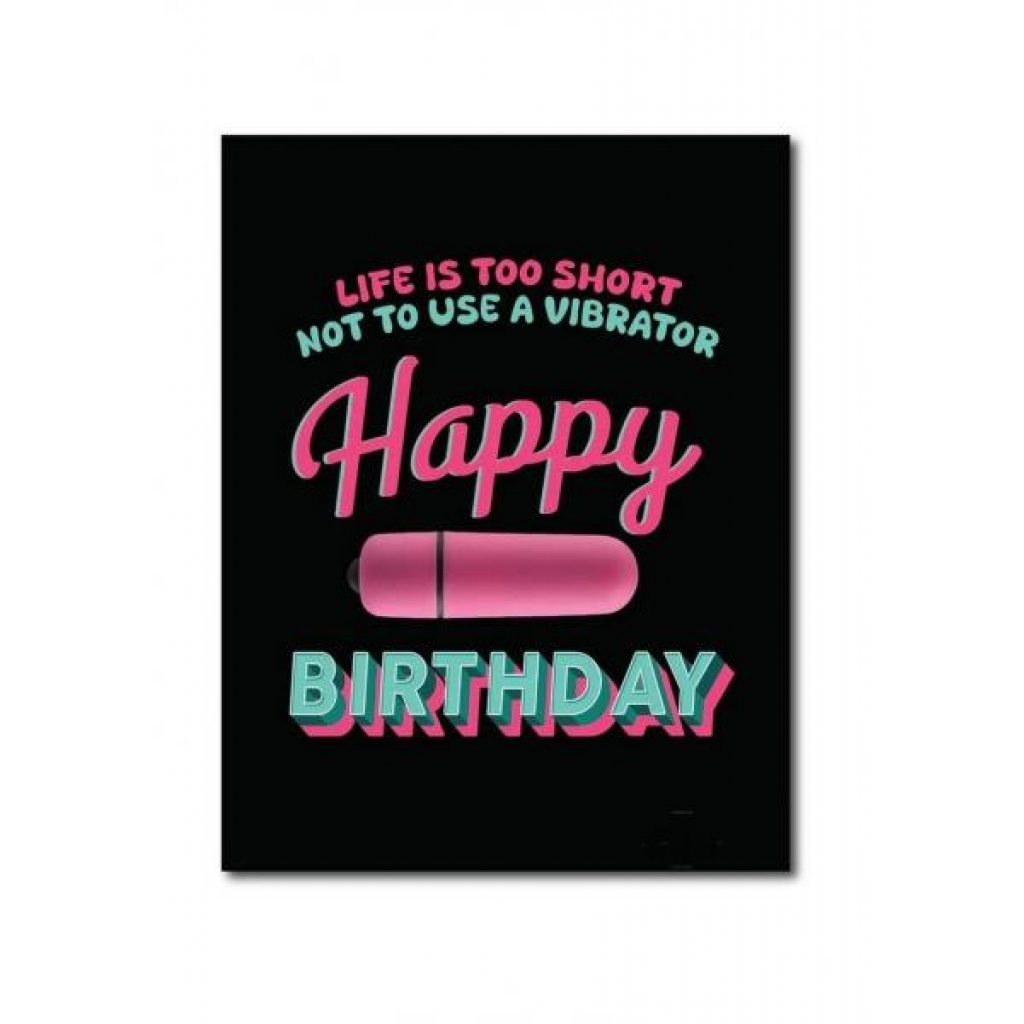 Naughtyvibe Happy Birthday Life Card - Gag & Joke Gifts