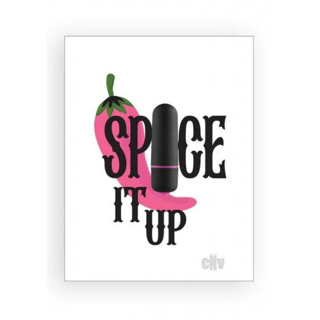 Naughtyvibes Spice It Up Greet Card - Gag & Joke Gifts