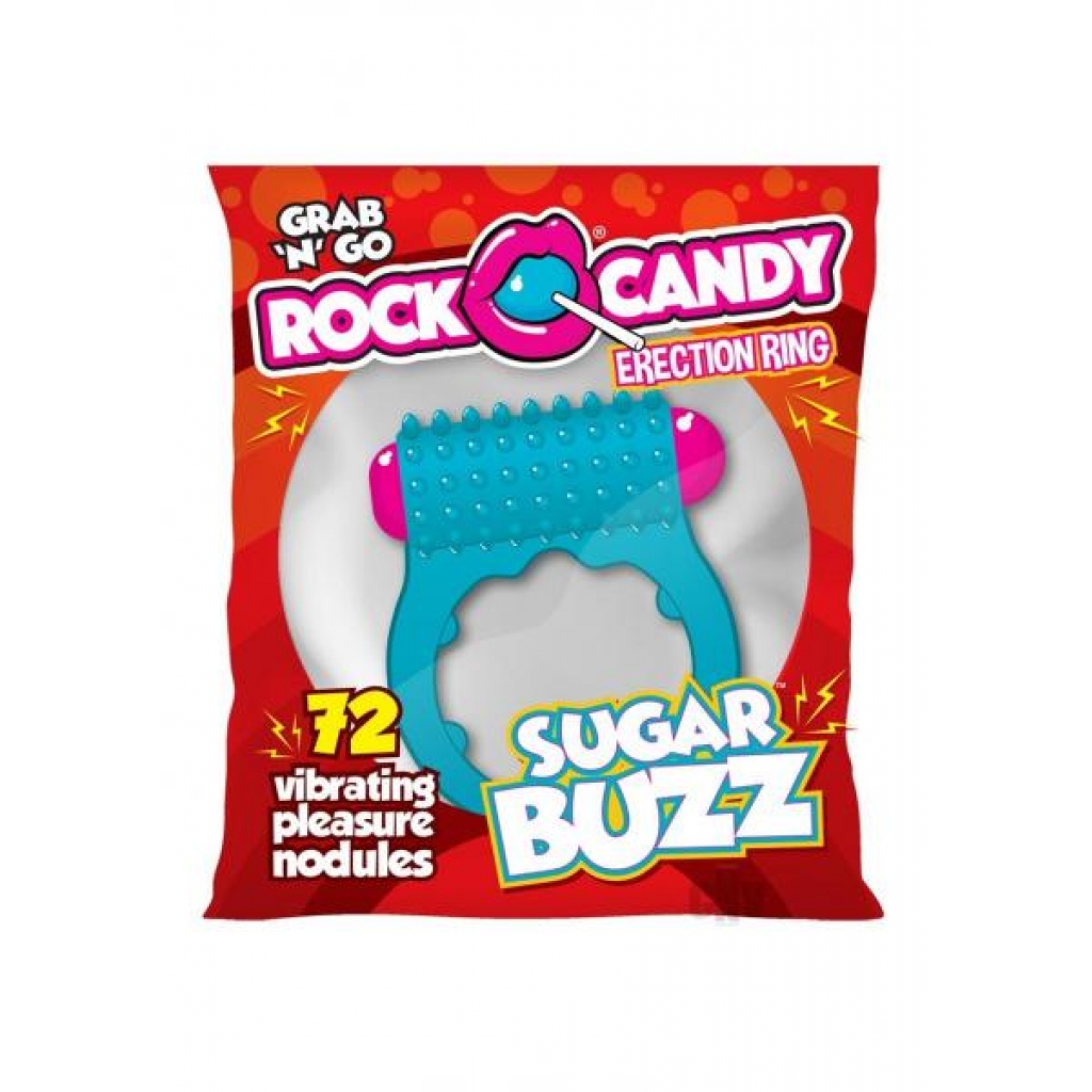 Rock Candy Sugar Buzz Blue - Couples Vibrating Penis Rings