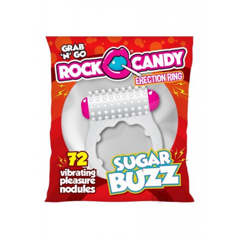 Rock Candy Sugar Buzz White - Couples Vibrating Penis Rings