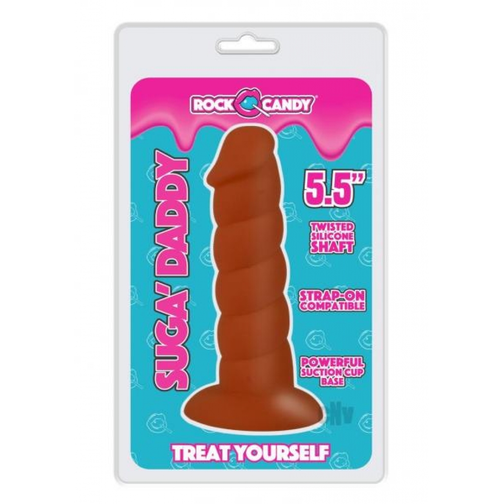 Rock Candy Suga Daddy 5.5 Brown - Realistic Dildos & Dongs