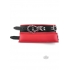 Rouge Padded Wrist Cuffs Black Red - Handcuffs