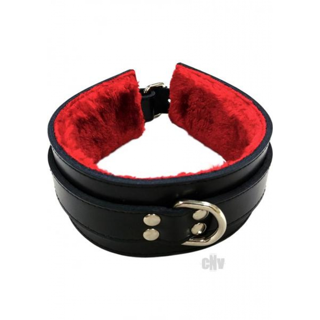 Rouge Fur Collar Black/red - Collars & Leashes