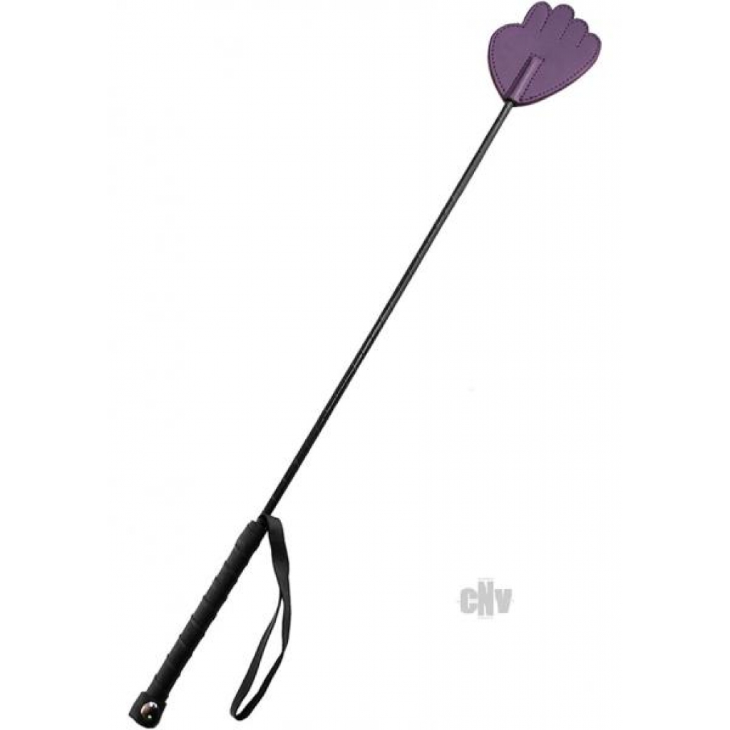 Rouge Hand Riding Crop - Purple