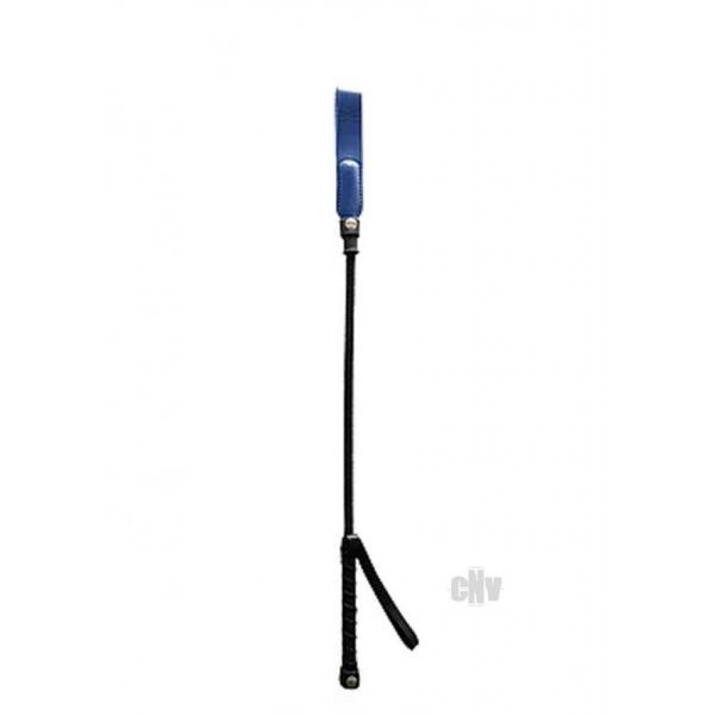 Short Riding Crop W/slim Tip Blue