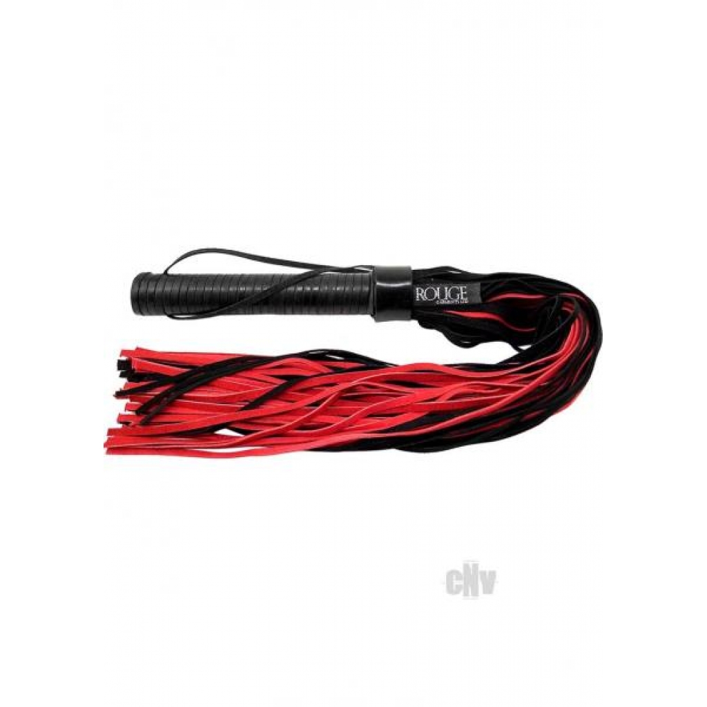 Rouge Suede Flogger - Black/Red