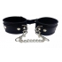 Rouge Leather Ankle Cuffs Black - Ankle Cuffs