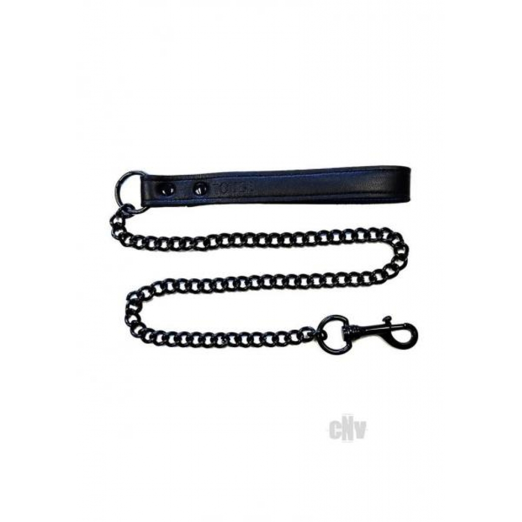 Leather Lead Black - Collars & Leashes