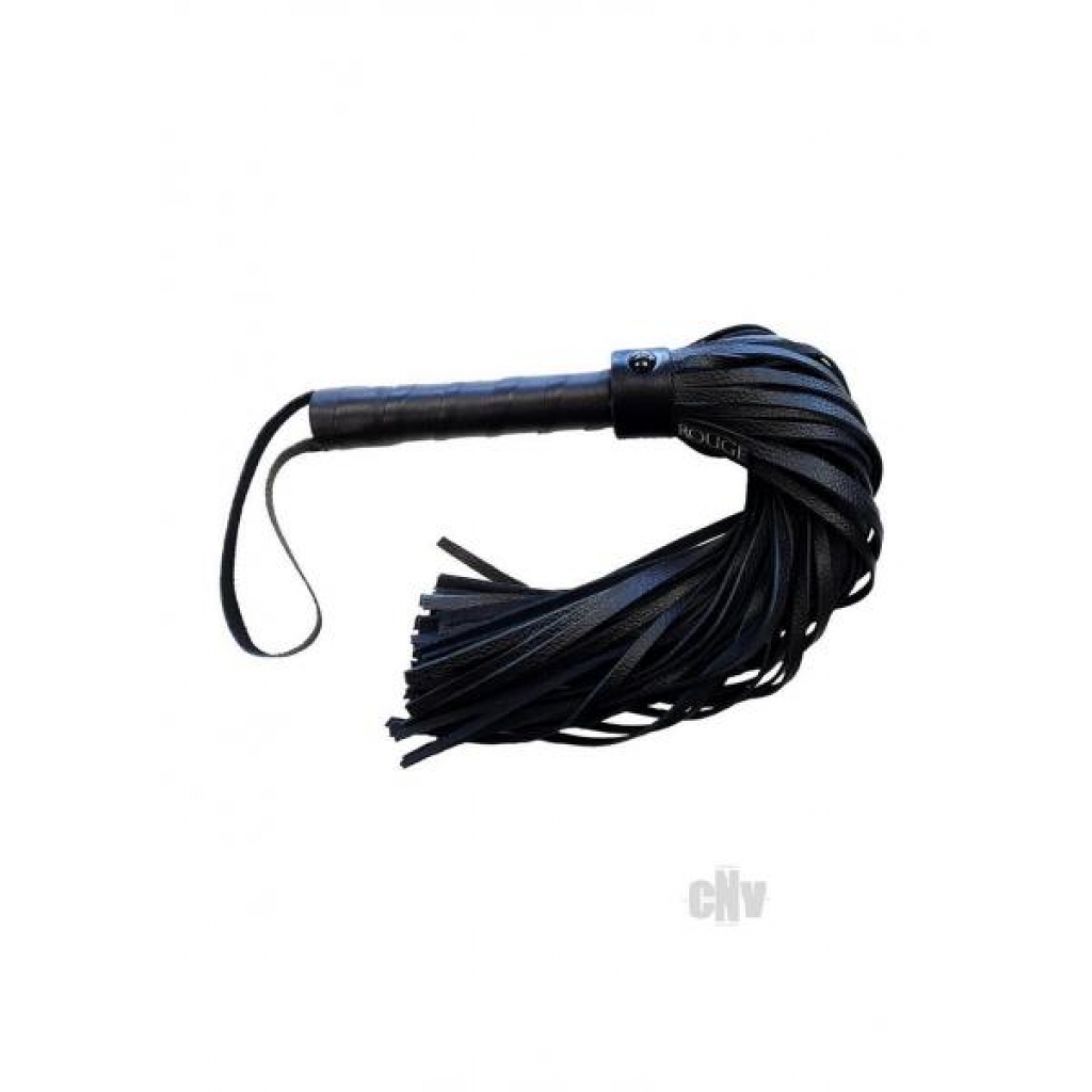 Long Leather Flogger Black - Floggers