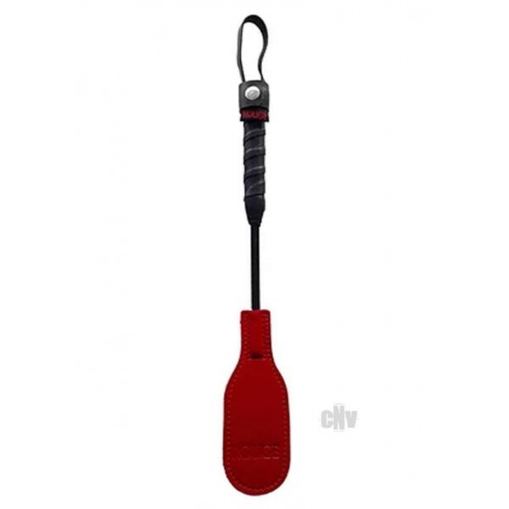 Professional Mini Leather Oval Paddle - Red