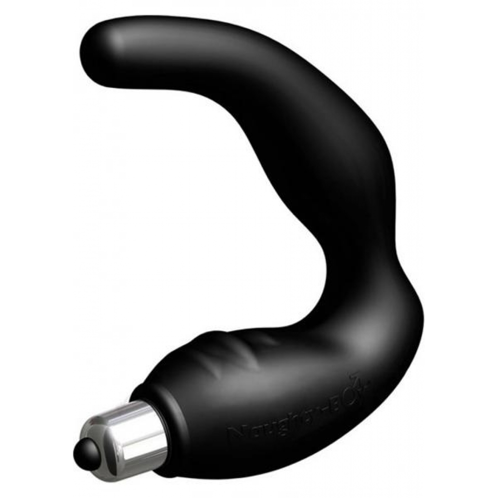 Naughty Boy Silicone Vibrator Sexy Black - Prostate Massagers