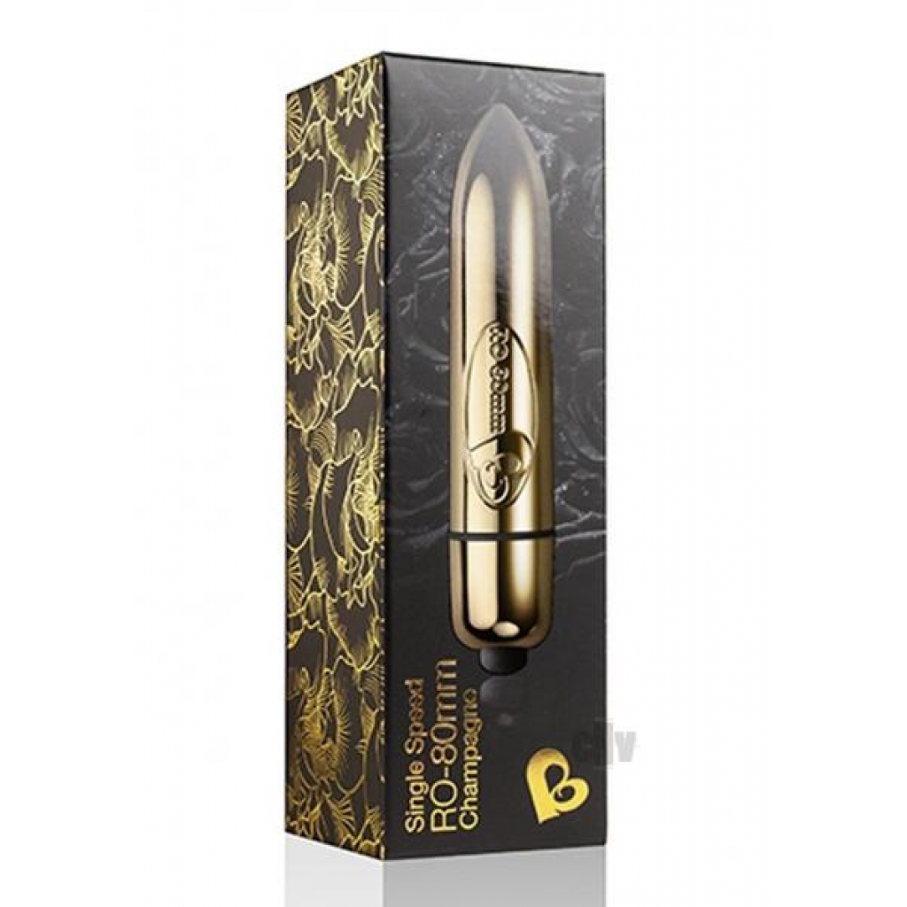 Ro-80 Single Speed Champagne Gold - Bullet Vibrators