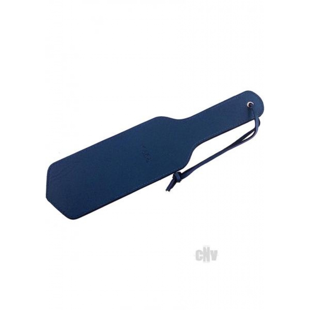 Rouge Double-Sided Leather Spanking Paddle - Blue