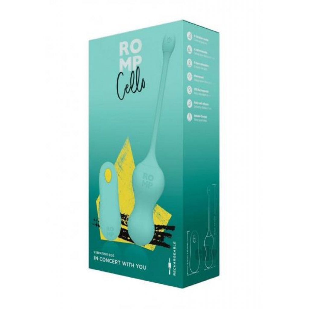 Romp Cello Teal - Discreet