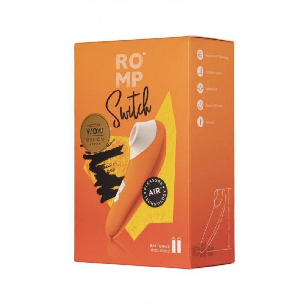 Romp Switch Orange/white - Clit Suckers & Oral Suction