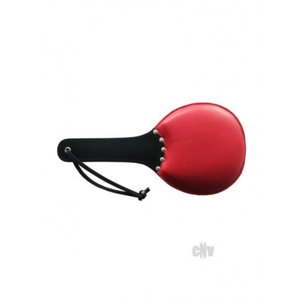 Padded Leather Ping Pong Paddle Rd/blk - Paddles