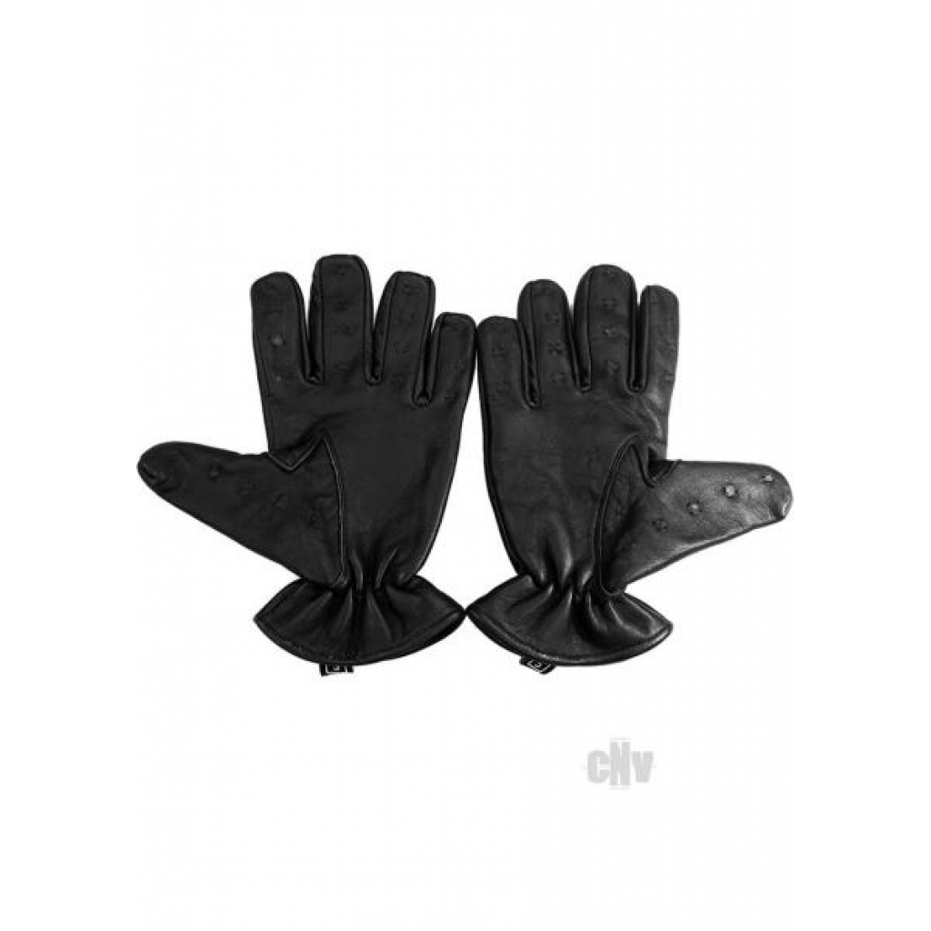 Rouge Vampire Gloves Black Large - Medical Play