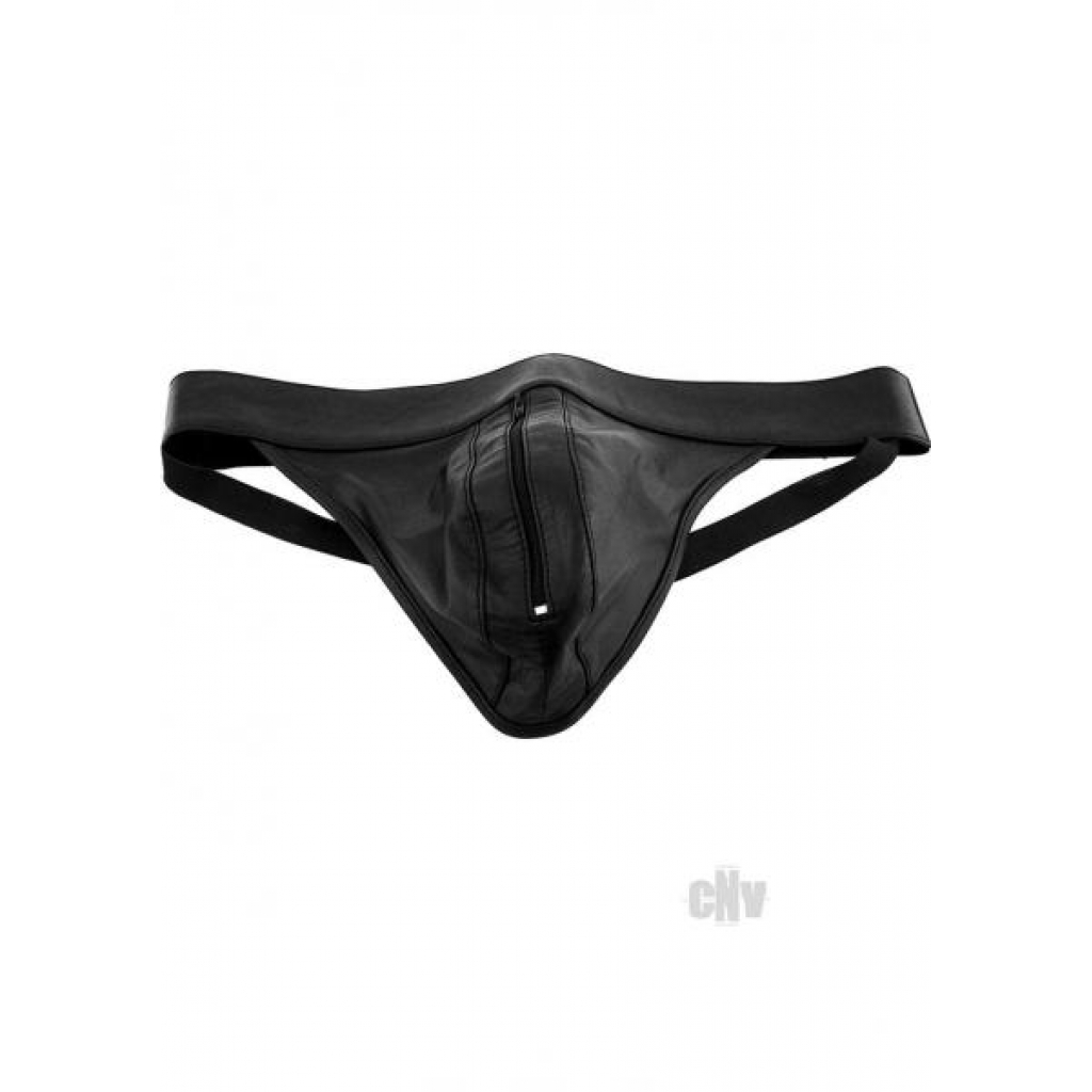 Rouge Zip Lux Jock Black Xl - Mens Underwear