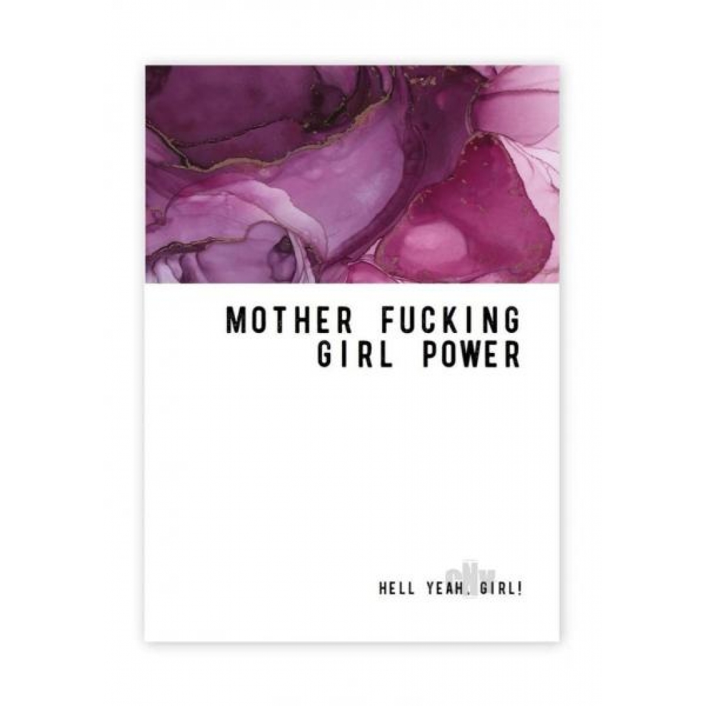 Girl Power Greeting Card - Gag & Joke Gifts