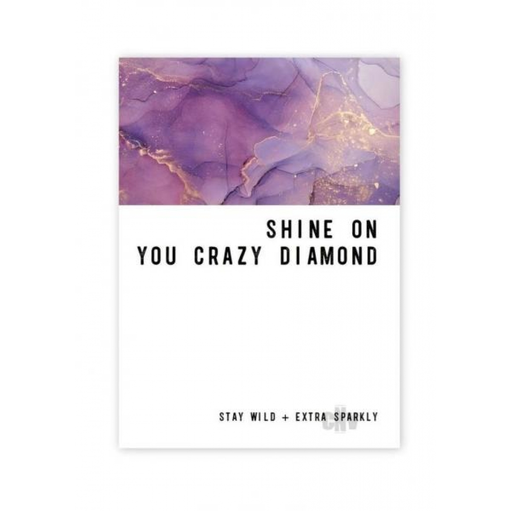 Crazy Diamond Greeting Card - Gag & Joke Gifts