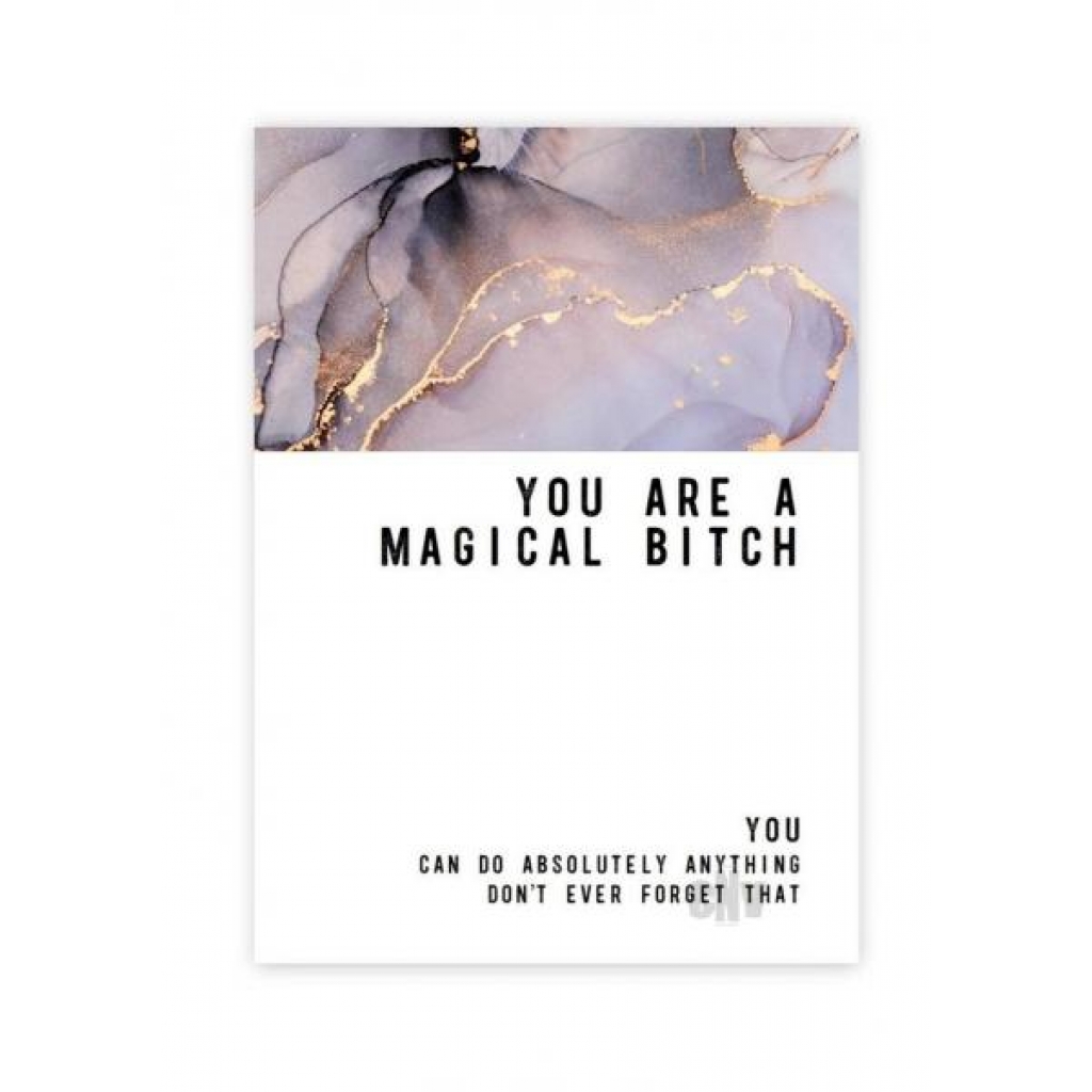 Magical Bitch Greeting Card - Gag & Joke Gifts